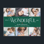 Briefkaart voor heerlijk leven EDITABLE COLOR Holi<br><div class="desc">Het seizoen vieren met dit moderne en stijlvolle briefkaart van Berry Berry Sweet. Ook beschikbaar in platte en gevouwen kaartformaten. Afdrukbaar digitaal bestand beschikbaar op berryberrysweet.com</div>