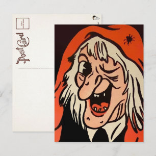 Briefkaart voor heksenbedrog
