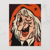 Briefkaart voor  heksenbedrog (Voorkant)