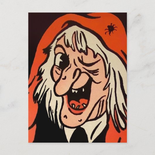 Briefkaart voor heksenbedrog (Voorkant)