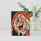 Briefkaart voor  heksenbedrog (Staand voorkant)