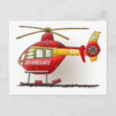 Briefkaart voor helikopterontdekking (Voorkant)