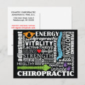 Briefkaart voor heractivering van de Chiropraktijk (Voorkant / Achterkant)