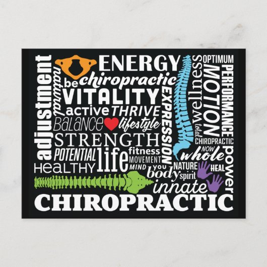 Briefkaart voor heractivering van de Chiropraktijk (Voorkant)