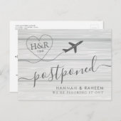 Briefkaart voor hercheduldig strandwoudhout (Voorkant / Achterkant)