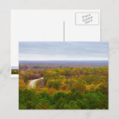 Briefkaart voor herfst drive Pano (Voorkant / Achterkant)
