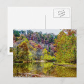 Briefkaart voor herfst Tranquiliteit (Voorkant / Achterkant)