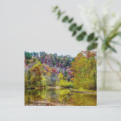 Briefkaart voor herfst Tranquiliteit (Staand voorkant)