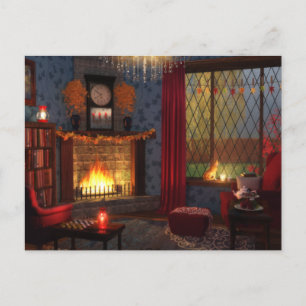 Briefkaart voor herfst Tranquiliteit