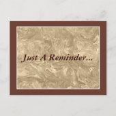 Briefkaart voor herinnering benoeming (Voorkant)