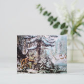  Briefkaart voor hertenjacht (Staand voorkant)