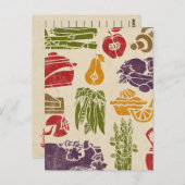 Briefkaart voor herwinning van voedsel (Voorkant / Achterkant)