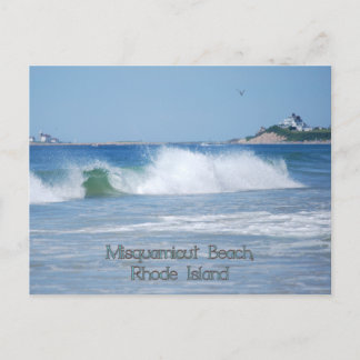 Briefkaart voor het breken van Ocean Wave