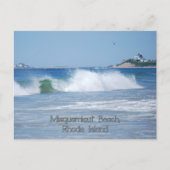 Briefkaart voor het breken van Ocean Wave (Voorkant)