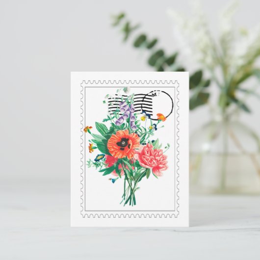 Briefkaart voor het drukken van vouwbonnen en vell (Staand voorkant)