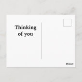 Briefkaart voor het drukken van vouwbonnen en vell (Achterkant)