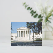 Briefkaart voor het gebouw van het Hooggerechtshof (Staand voorkant)