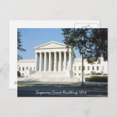 Briefkaart voor het gebouw van het Hooggerechtshof (Voorkant / Achterkant)