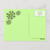 Briefkaart voor het groene thema skski van Keyston (Achterkant)