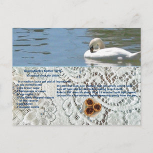 Briefkaart voor het inktmaken van boter