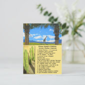 Briefkaart voor het inkuiken van Casserole (Staand voorkant)