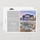 BRIEFKAART voor het op de markt brengen van onroer (Voorkant / Achterkant)