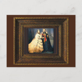 Briefkaart voor het printen van het Victoria Weddi