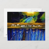 Briefkaart voor het reizen van mensenlevens (Voorkant / Achterkant)