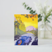 Briefkaart voor het reizen van vrachtwagens door I (Staand voorkant)