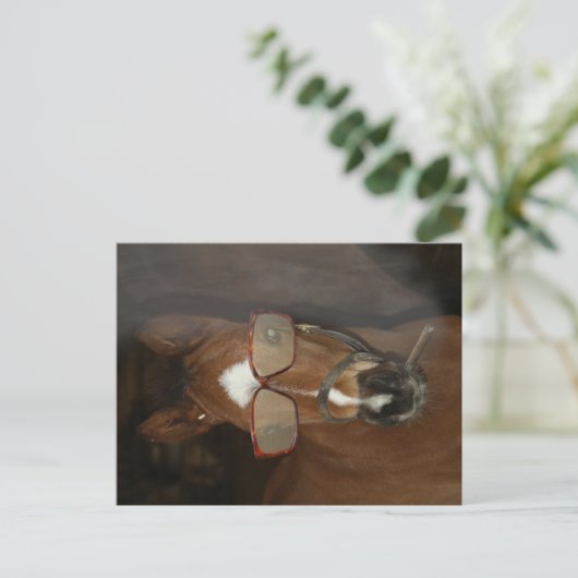 Briefkaart voor het roken van taarten (Staand voorkant)