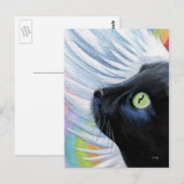 Briefkaart voor het schilderen van de Engel van de (Voorkant / Achterkant)