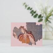 Briefkaart voor het schilderen van de Muur (Staand voorkant)