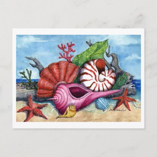 Briefkaart voor het schilderen van doorbakken (Voorkant)