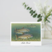 Briefkaart voor het schilderen van het meer (Staand voorkant)