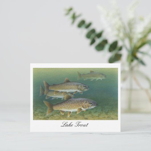 Briefkaart voor het schilderen van het meer (Staand voorkant)