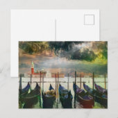 Briefkaart voor het schilderen van het Venetiaanse (Voorkant / Achterkant)