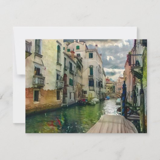 Briefkaart voor het schilderen van het Venetiaanse (Voorkant)