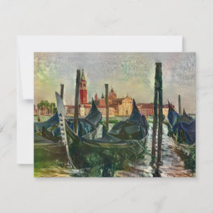 Briefkaart voor het schilderen van het Venetiaanse