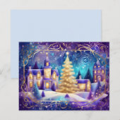 briefkaart voor het stadhuis van kerst (Voorkant / Achterkant)