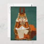 Briefkaart voor het terugdraaien van een oranje ee (Voorkant / Achterkant)