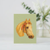  Briefkaart voor het uittrekken van kunstpaarden (Staand voorkant)