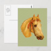  Briefkaart voor het uittrekken van kunstpaarden (Voorkant / Achterkant)