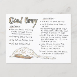 Briefkaart voor het verzamelen van goede zeegaand