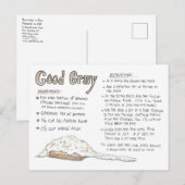 Briefkaart voor het verzamelen van goede zeegaand (Voorkant / Achterkant)