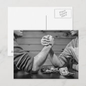 Briefkaart voor het wassen van huiden (Voorkant / Achterkant)