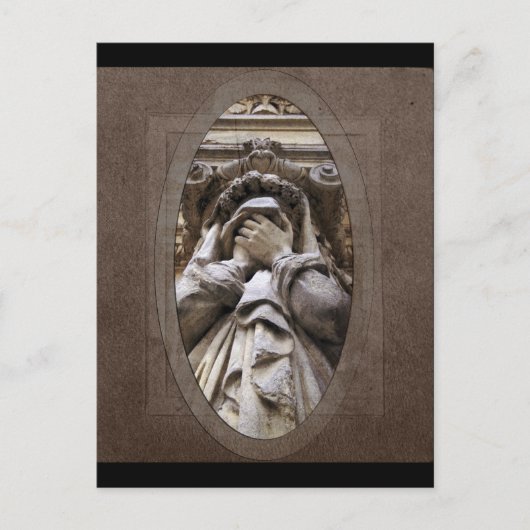 Briefkaart voor het wekken van begrafenisartikelen (Voorkant)