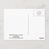 Briefkaart voor het westers spelen in Leaves Dog (Achterkant)