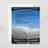 Briefkaart voor het winnen van feta-salade (Voorkant / Achterkant)