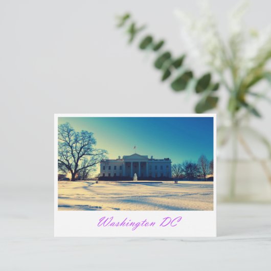 Briefkaart voor het Witte Huis (Staand voorkant)