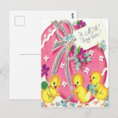  Briefkaart voor Hi Happy Pasen (Voorkant / Achterkant)